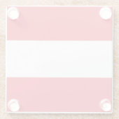 愛国的オーストリア国旗 ガラスコースター (裏面)