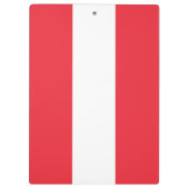 愛国的オーストリア国旗 クリップボード (裏面)