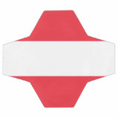 愛国的オーストリア国旗 サッカーボール (フラット)