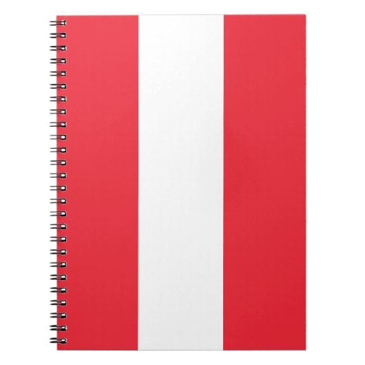 愛国的オーストリア国旗 ノートブック (正面)