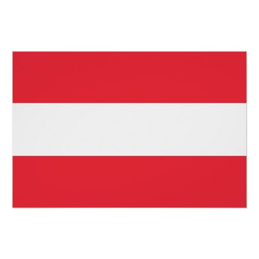 愛国的オーストリア国旗 ポスター (正面)