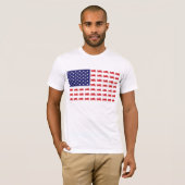 愛国的オートバイクルーザー Tシャツ (正面フル)