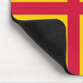 愛国的オーランド諸島国旗 マウスパッド (コーナー)