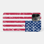 愛国的カッコいいアメリカ動揺して国旗 Case-Mate iPhoneケース (裏面(横))