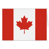 愛国的カナダ国旗 (正面横)