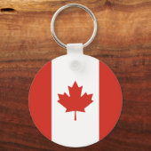 愛国的カナダ国旗 キーホルダー (正面)