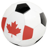愛国的カナダ国旗 サッカーボール (3/4)