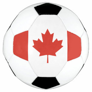 愛国的カナダ国旗 サッカーボール