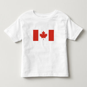 愛国的カナダ国旗 トドラーTシャツ