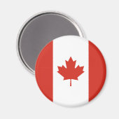 愛国的カナダ国旗 マグネット (正面/裏面)