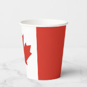 愛国的カナダ国旗 紙コップ (裏面)