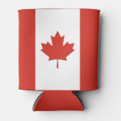 愛国的カナダ国旗 缶クーラー (正面)
