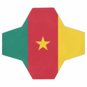 愛国的カメルーン国旗 サッカーボール (フラット)