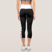 愛国的カリフォルニア州旗レギンス カプリレギンス (裏面)