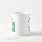 愛国的ガイパーソナライズされたアナ コーヒーマグカップ (中央)