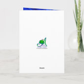 愛国的キャンディーキャンセスクリスマスカード シーズンカード (裏面)