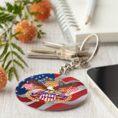 愛国的キーチェーン キーホルダー (側面)