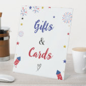 愛国的ギフト及びカード誕生日赤ちゃんシャワーゲーム 台座サイン (インサイチュ)