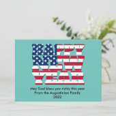 愛国的クリスチャンの新年 シーズンカード (スタンド正面)