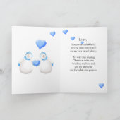 愛国的クリスマスカードイン軍隊 シーズンカード (内部)