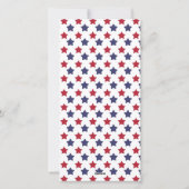 愛国的クリスマスフラグオーナメント軍隊 シーズンカード (裏面)