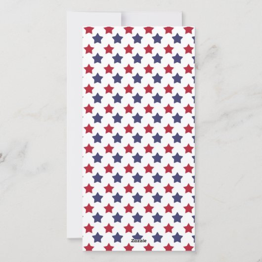 愛国的クリスマスフラグオーナメント軍隊 シーズンカード (裏面)