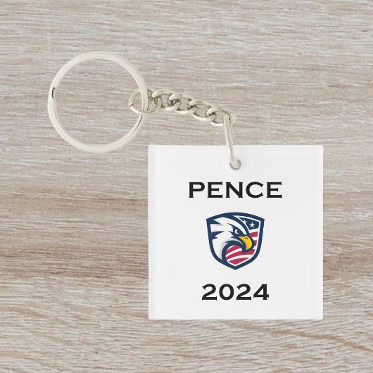 愛国的クールなMike Pence 2024選挙イーグル キーホルダー