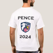 愛国的クールなMike Pence 2024選挙イーグル Tシャツ (裏面)