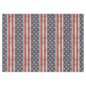 愛国的グランジな星と縞模様 テーブルクロス (正面(横))