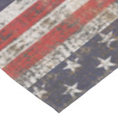 愛国的グランジな星と縞模様 テーブルクロス (アングル)