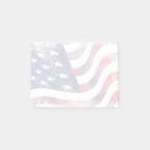 愛国的グランジスタイル色あせたアメリカ国旗 ポストイット (正面)