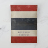 愛国的グランジ Happy Labor Day! カード (内部)