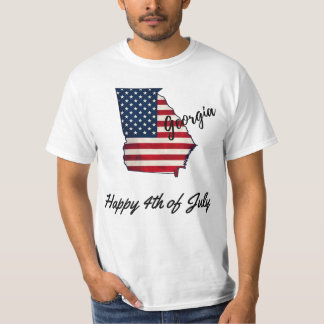愛国的グルジア祝- 7月4日 Tシャツ