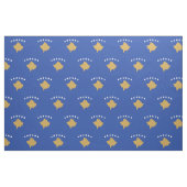 愛国的コソボ国旗 ファブリック (ファットクウォーター)