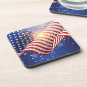 愛国的コースターセット コースター (左側)