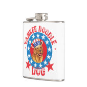 愛国的ゴールデンレトリバー フラスク (左)