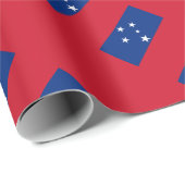 愛国的サモア諸島国旗 ラッピングペーパー (ロールコーナー)