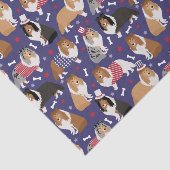 愛国的シェットランド・ シープドッグシェトランドシェプドッグ 薄葉紙 (詳細)