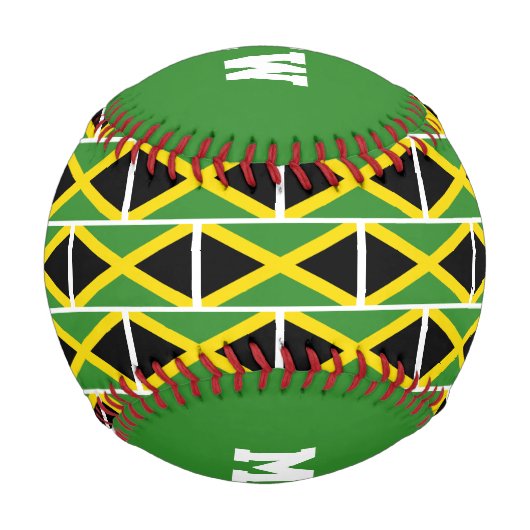 愛国的ジャマイカ卒業カスタム国旗 野球ボール (裏面)