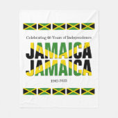 愛国的ジャマイカ フリースブランケット (正面)