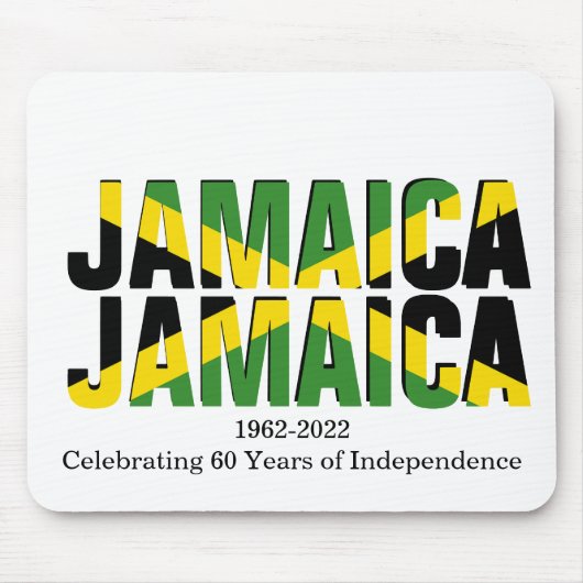 愛国的ジャマイカ マウスパッド (正面)