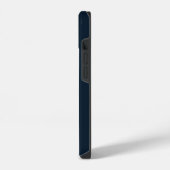 愛国的スカルとクロスボーンアメリカ国旗 iPhoneケース (左側面)