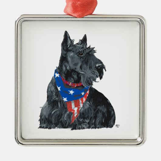 愛国的スコットランドオーナメント メタルオーナメント (正面)