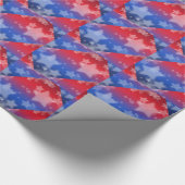 愛国的スターズラッピング紙 ラッピングペーパー (角)