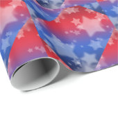 愛国的スターズラッピング紙 ラッピングペーパー (ロールコーナー)