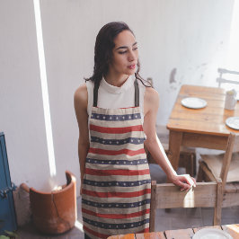 愛国的スター エプロン