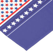 愛国的スター ショートテーブルランナー (コーナー)