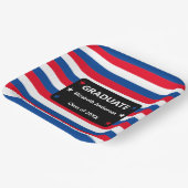 愛国的スター&ストライプズ卒業 ペーパープレート (傾斜あり)