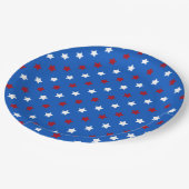 愛国的スター ペーパープレート (アングル)