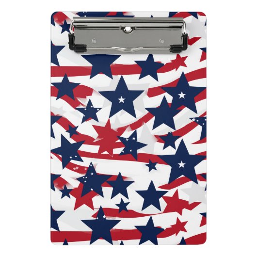 愛国的スター ミニクリップボード (正面)